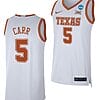 Marcus Carr Jersey Texas Longhorns College Basketball 2023 NCAA March Madness White #5