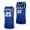 Mark Mitchell Jersey #25 Duke Blue Devils College Basketball Blue