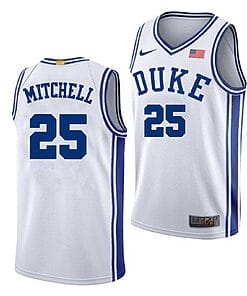 Mark Mitchell Jersey Duke Blue Devils