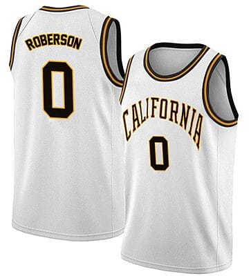 Marsalis Roberson Jersey #0 California Golden Bears College Basketball White