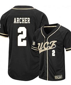 Matt Archer Jersey #2 UCF Knights Baseball NCAA College Black Alumni
