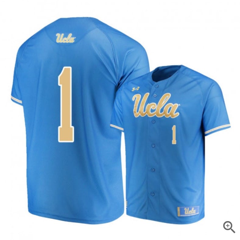 Matt McLain Jersey #1 UCLA Bruins Baseball NCAA College Blue Alumni