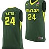 Matthew Mayer Jersey #24 Baylor Bears College Basketball Green Replica