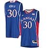 Men Kansas Jayhawks #30 Ochai Agbaji Jersey Royal College Basketball Jerseys