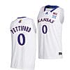 Men's #0 Bobby Pettiford Jr Jersey Kansas Jayhawks College Basketball Jerseys White 2022