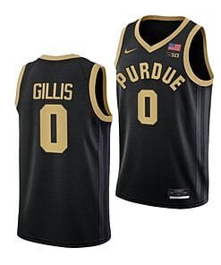 Mason Gillis Jersey #0 Purdue Boilermakers College Basketball Jerseys Black