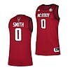 Men's #0 Terquavion Smith Jersey NC State Wolfpack College Basketball Jerseys Red