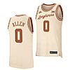 Timmy Allen Jersey #0 Texas Longhorns College Basketball Cream Retro
