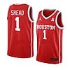 Jamal Shead Jersey #1 Houston Cougars College Basketball Jerseys Red