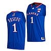 Joseph Yesufu Jersey #1 Kansas Jayhawks College Basketball Jerseys Blue 2022