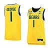 Keyonte George Jersey #1 Baylor Bears College Basketball Gold