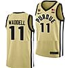 Brian Waddell Jersey #11 Purdue Boilermakers College Basketball Jerseys Gold