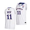 MJ Rice Jersey #11 Kansas Jayhawks College Basketball Jerseys White 2022