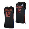 Men's #12 Colin Castleton Jersey Florida Gators College Basketball Jerseys Black