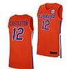 Men's #12 Colin Castleton Jersey Florida Gators College Basketball Jerseys Orange