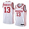 J'Wan Roberts Jersey #13 Houston Cougars College Basketball Jerseys White