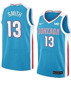 Malachi Smith Jersey Gonzaga Bulldogs