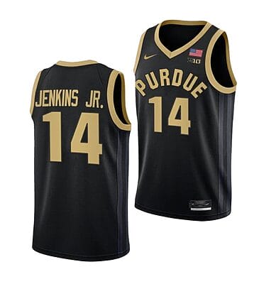 David Jenkins Jr Jersey #14 Purdue Boilermakers College Basketball Jerseys Black