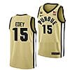 Zach Edey Jersey #15 Purdue Boilermakers College Basketball Jerseys Gold