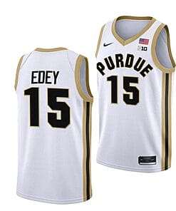 Zach Edey Jersey #15 Purdue Boilermakers College Basketball Jerseys White