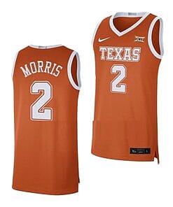 Arterio Morris Jersey #2 Texas Longhorns College Basketball Orange