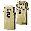 Fletcher Loyer Jersey #2 Purdue Boilermakers College Basketball Jerseys Gold