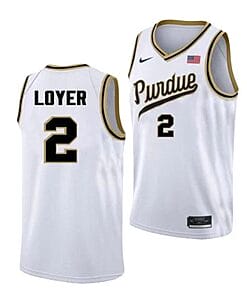 Fletcher Loyer Jersey #2 Purdue Boilermakers College Basketball Jerseys Rick Mount Throwback with Name