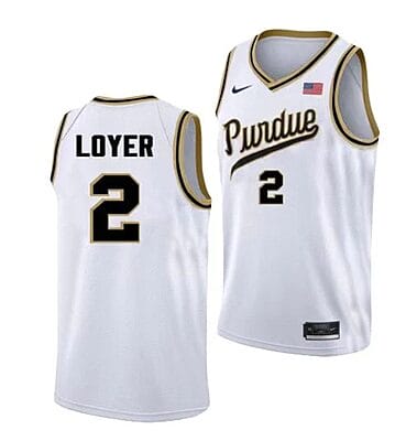 Fletcher Loyer Jersey #2 Purdue Boilermakers College Basketball Jerseys Rick Mount Throwback with Name