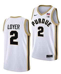 Fletcher Loyer Jersey #2 Purdue Boilermakers College Basketball Jerseys White