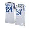 Men's #24 Jaime Jaquez Jr Jersey UCLA Bruins College Basketball Jerseys White