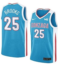Colby Brooks Jersey Gonzaga Bulldogs