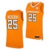 Santiago Vescovi Jersey #25 Tennessee Volunteers College Basketball Orange