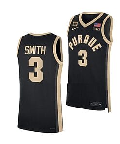 Braden Smith Jersey #3 Purdue Boilermakers College Basketball Jerseys Black 2022