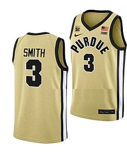 Braden Smith Jersey #3 Purdue Boilermakers College Basketball Jerseys Gold