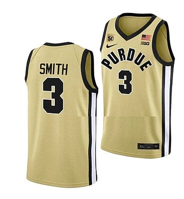 Braden Smith Jersey #3 Purdue Boilermakers College Basketball Jerseys Gold