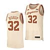 Christian Bishop Jersey #32 Texas Longhorns College Basketball Cream