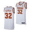 Christian Bishop Jersey #32 Texas Longhorns College Basketball White