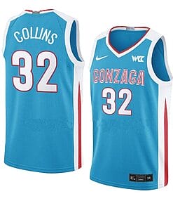 Zach Collins Jersey Gonzaga Bulldogs