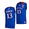 Zuby Ejiofor Jersey #35 Kansas Jayhawks College Basketball Jerseys Blue 2022