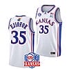 Zuby Ejiofor Jersey #35 Kansas Jayhawks College Basketball Jerseys White