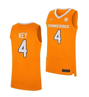 Tyreke Key Jersey #4 Tennessee Volunteers College Basketball Orange