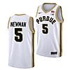 Brandon Newman Jersey #5 Purdue Boilermakers College Basketball Jerseys White