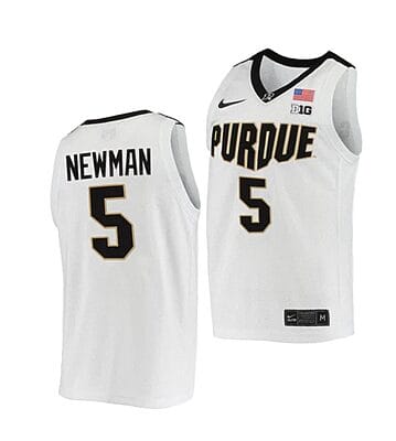 Brandon Newman Jersey #5 Purdue Boilermakers College Basketball Jerseys White 2022