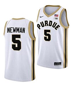 Brandon Newman Jersey #5 Purdue Boilermakers College Basketball Jerseys White