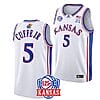 Kyle Cuffe Jr Jersey #5 Kansas Jayhawks College Basketball Jerseys White
