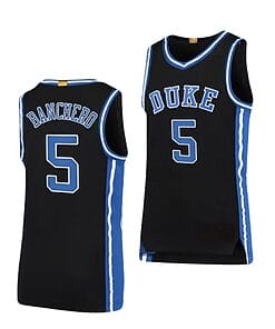 Men's #5 Paolo Banchero Jersey Duke Blue Devils College Basketball Jerseys Black