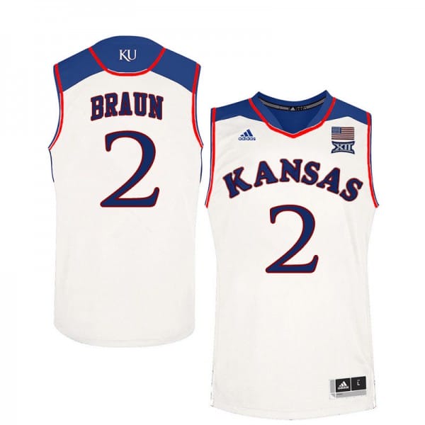 Christian Braun Jersey #2 White High School College Basketball Jerseys