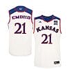 Joel Embiid Jersey #21 White NCAA College Basketball Jerseys