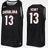 Micaiah Henry Jersey #13 South Carolina Gamecocks College Basketball Black Replica