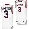 Mika Adams Woods Jersey #3 Cincinnati Bearcats College Basketball Replica White